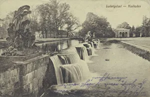 Cascades in Ludwigslust, county Ludwigslust-Parchim in Mecklenburg-Western Pomerania