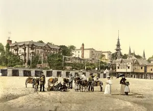 The Casino and the Pier of Heringsdorf