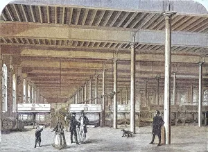 Cask store of the Allsopp Brewery in Burton upon Trent