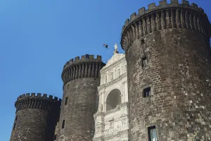 Castel Nuovo or Maschio Angioino medieval castle located in Naples