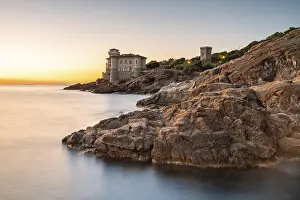 Castello del Boccale in the evening