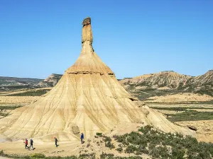 Castildetierra rock formation, semi-desert