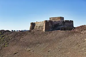 Castillo de Santa Barbara on the edge of the caldera
