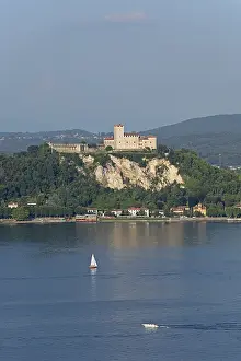 Castle, Angera, Lake Maggiore, Lombardy, Italy