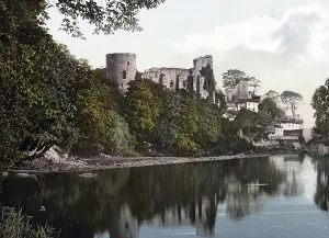 The castle at Barnard Castle, England