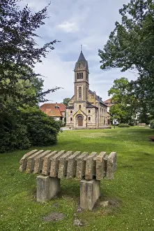 Castle chapel in Sutthausen Manor Park