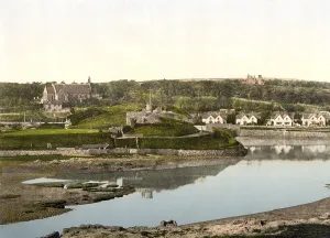Castle and church of Bude