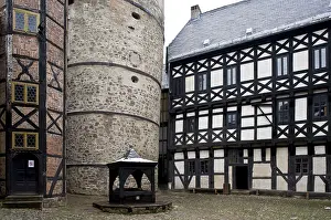 Castle, courtyard to the east