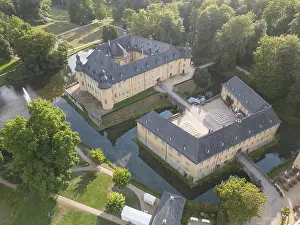 Castle ?Dyck? in the city of Juchen is one of the most important water castles in the Rhineland