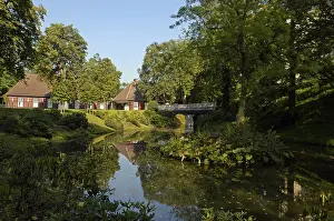 Castle gardens, castle Rheda, Rheda