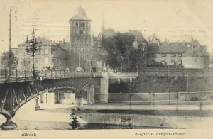 Castle gate of Luebeck, Schleswig-Holstein
