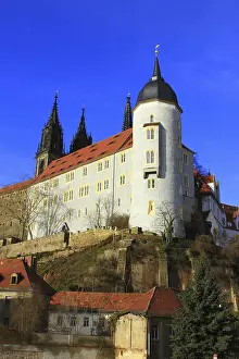 The castle hill of Meissen, Saxony