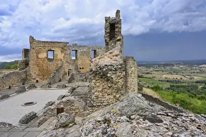 Castle, Inner courtyard, Castelo Rodrigo village