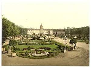 The castle in Karlsruhe, Baden-Wuerttemberg