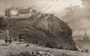 The Castle, from The Mound, Edinburgh