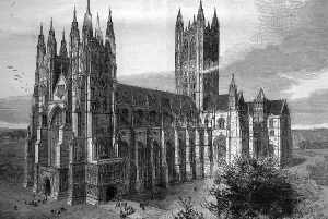 The cathedral of Canterbury, England