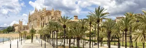 Cathedral Church Catedral de Palma de Majorca La Seu Panorama in Palma de Majorca