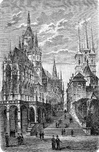 The cathedral in Erfurt, Thuringia