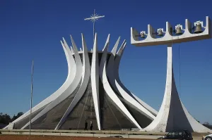 The cathedral Nossa Senhora da Aparecida in Brasilia