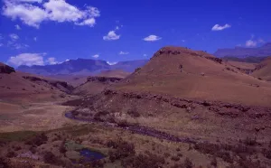 Cathedral Peak, Drakensberg Mountains in South Africa