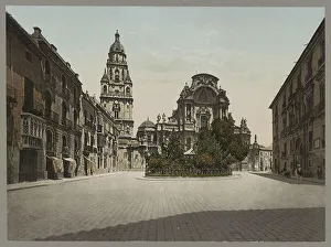 Cathedral Square, Murcia, Spain, c