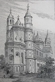 The Cathedral at Worms in 1865
