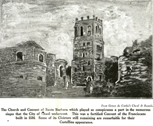 Catholic community church and convent of santa Barbara fortified convent of Francis cans built in 1534, India, As ia