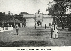 Catholic community Main Gate of Damaun Daman Fort, Damao Grande, India UT