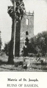 Catholic community Matriz of St Jos eph, ruins of Bess ein, Vas ai, Maharas htra, India, As ia
