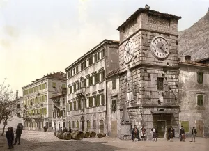 Cattaro, today Kotor, Army Square