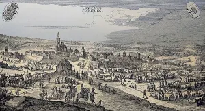 Cattle market in front of Buttstaedt