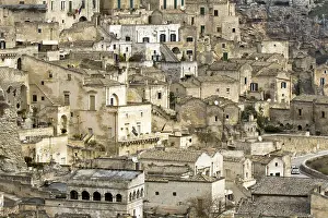 Cave dwellings Sassi di Matera in Sasso Barisano
