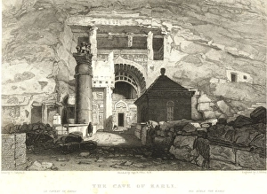 The cave of Karli or Karla, Bombay now Mumbai, Maharashtra, India, Asia