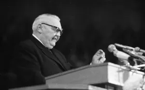 CDU election campaign rally in Dortmund's Westfalenhalle in 1965