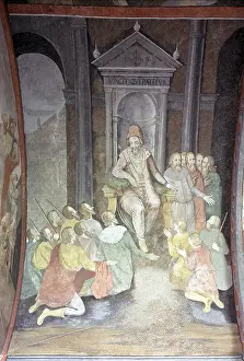 Ceiling painting in the choir, St. Sankt, Saint