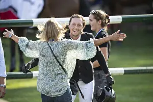 Celebration time for Team Fuchs as he takes a second win in as many years of the CPKC Internation GP at the Spruce