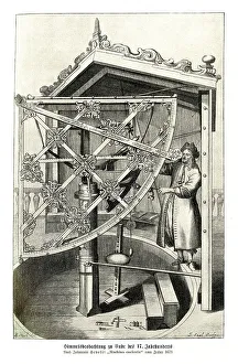 Celestial observation at the end of the 17th century