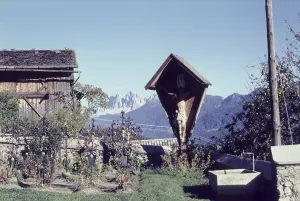 The cemetery of Latzfons, Autonomous Province of Bolzano