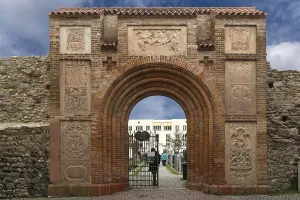 Cemetery portal at the old town cemetery