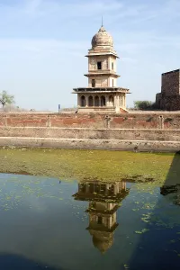 Cenotaph of bhimsiha ranas in gwalior fort
