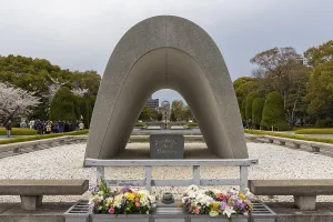 Cenotaph for the victims of the atomic bomb