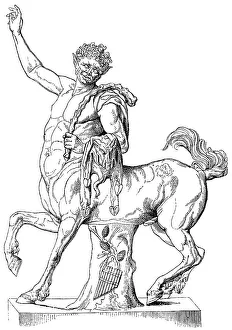 A centaur, Greek mythology
