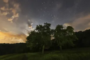 Centaurus star constellation, Night sky
