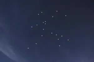 Centaurus star constellation, Night sky