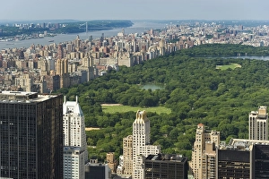Central Park, view from the Rockefeller Center