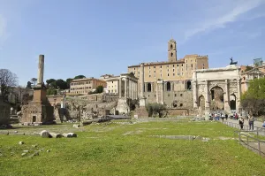 Central square in the Roman Forum