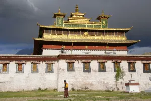 Central temple Uetse Samye Monastery Tibet China