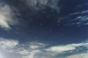 Cepheus star constellation, Night sky