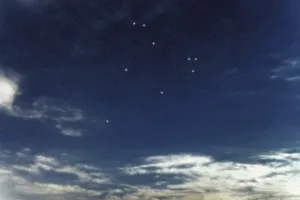 Cepheus star constellation, Night sky