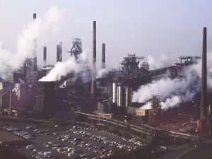 Has not only a certain optical charm but also documents an environmental problem for its neighbours in the Ruhr area